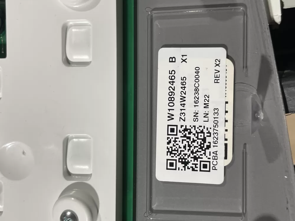 Whirlpool W10892465 W10903219 PS11769555 Washer Control Panel AZ94477 | Wmv616