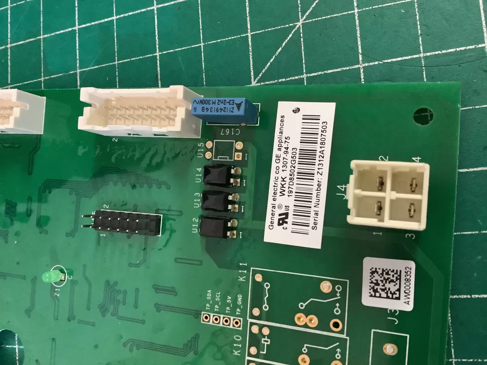 Hotpoint 197D8502G503 EBX1425P001 Refrigerator Control Board AZ187491 | NR2749