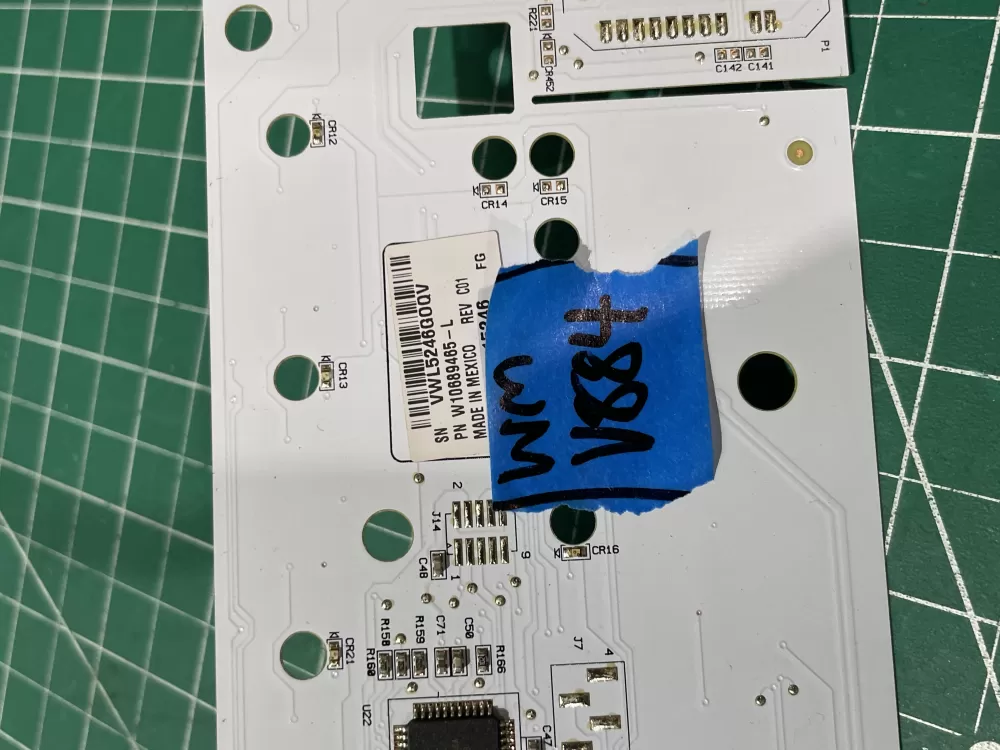 Whirlpool W10689465 Washer Control Board Interface AZ193462 | Wmv884