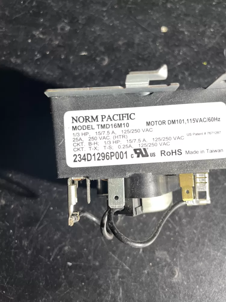 GE TMD16M10 234D1296P001 Dryer Timer AZ37806 | Wm418