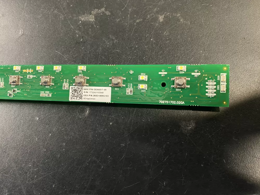 GE 265D1469G103 Dishwasher User UI Display Control Board AZ13428 | BK1559