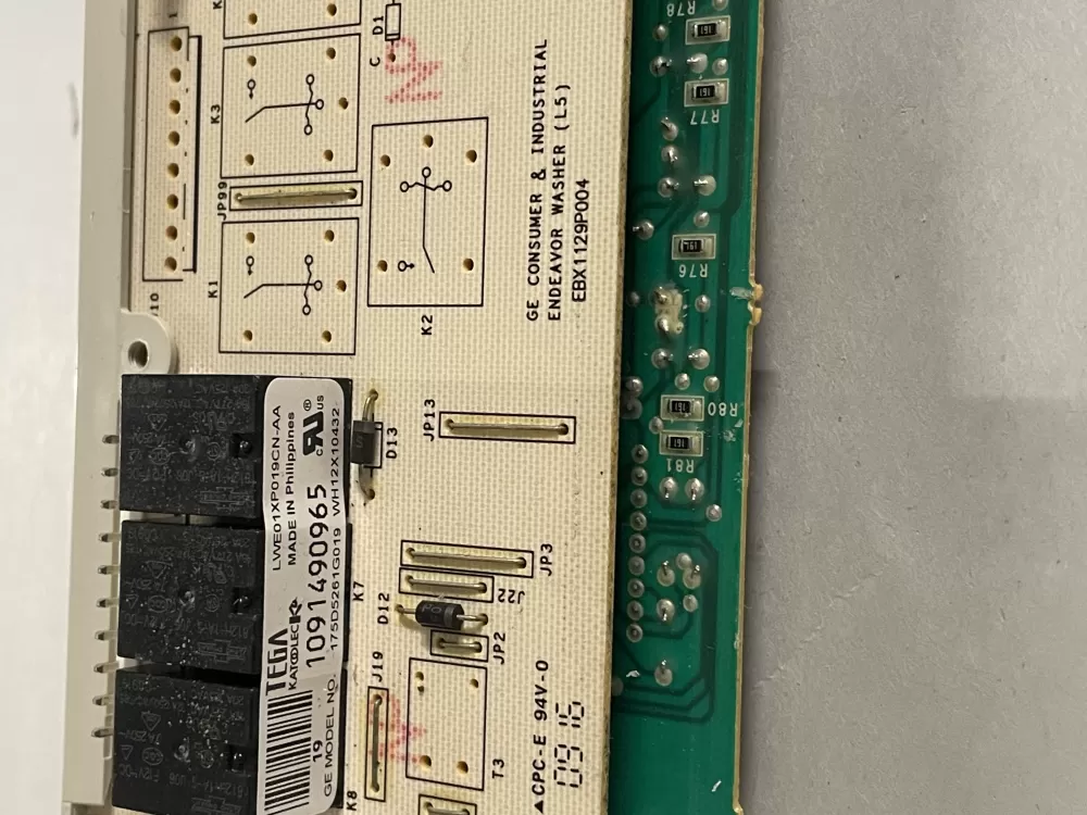 GE WH12X10439 175D5261G019 WH12X10432 Washer Control Board AZ138036 | KM2373