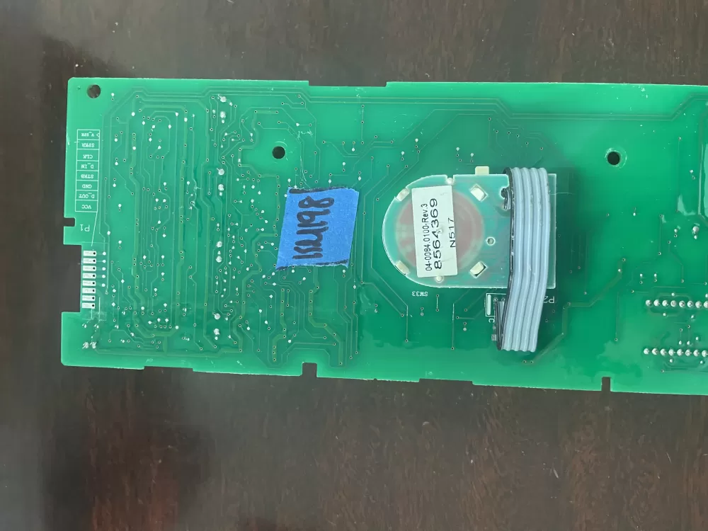 Whirlpool W10051161 Dryer User Interface Control Board AZ32214 | KM198