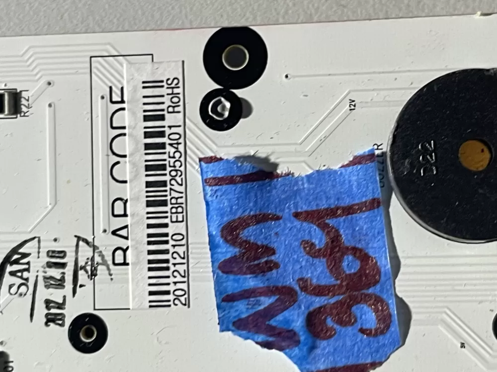 LG EBR72955401 Refrigerator Control Board AZ39955 | Wm369