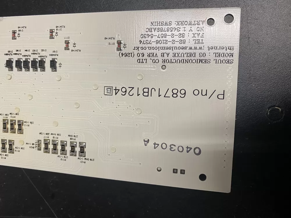LG 6871JB1264B Refrigerator Control Board Dispenser Panel AZ15152 | BK695