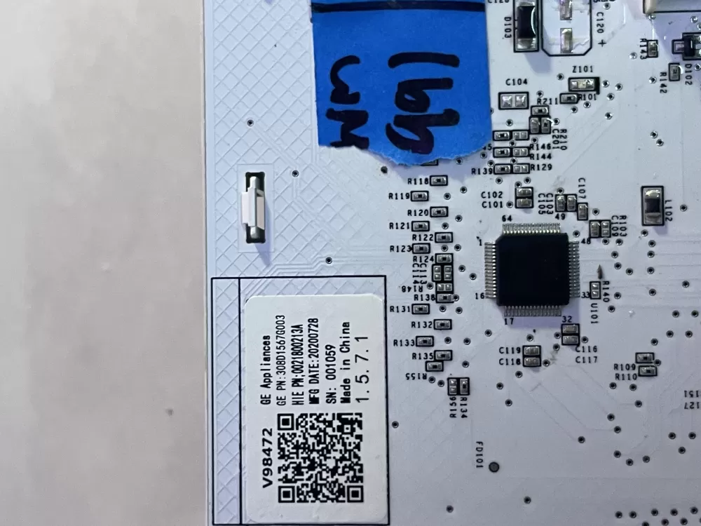 GE 308D1567G003 Washer Control Board AZ195745 | Wm991