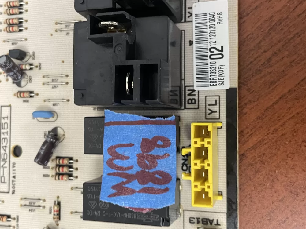 LG EBR73821005 EBR73821002 Range Oven Control Board AZ52324 | Wm1898