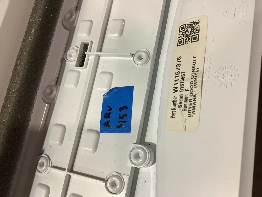 Amana W11167376 Dryer Control Board Panel AZ199996 | ARV453