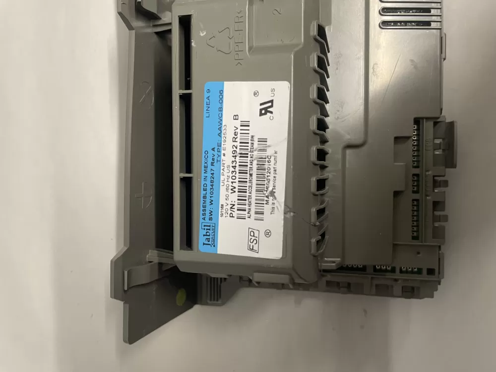 Whirlpool W10343492 W10348247 W10388205 Washer Control Board AZ205582 | KMV850