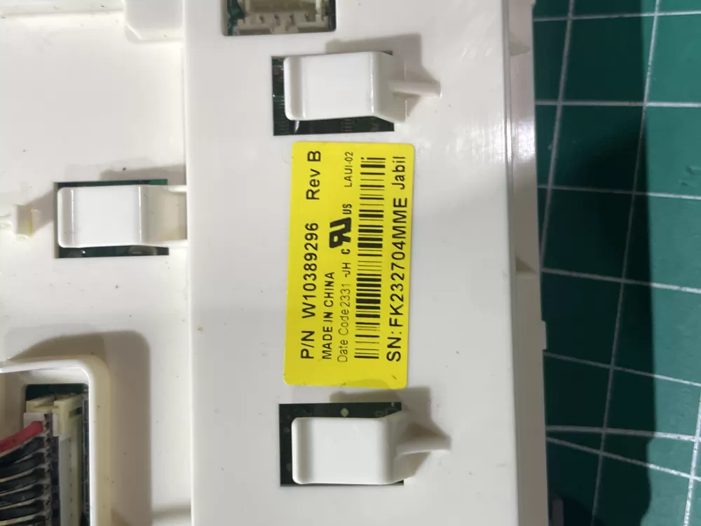 Maytag W10554865 W10389296 Dryer Control Board User Interface AZ197522 | Wm2735