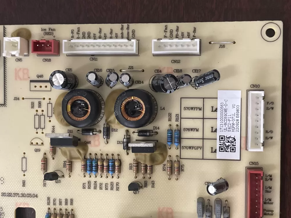 Insignia 17131000000563 Refrigerator Control Board AZ35922 | KM292