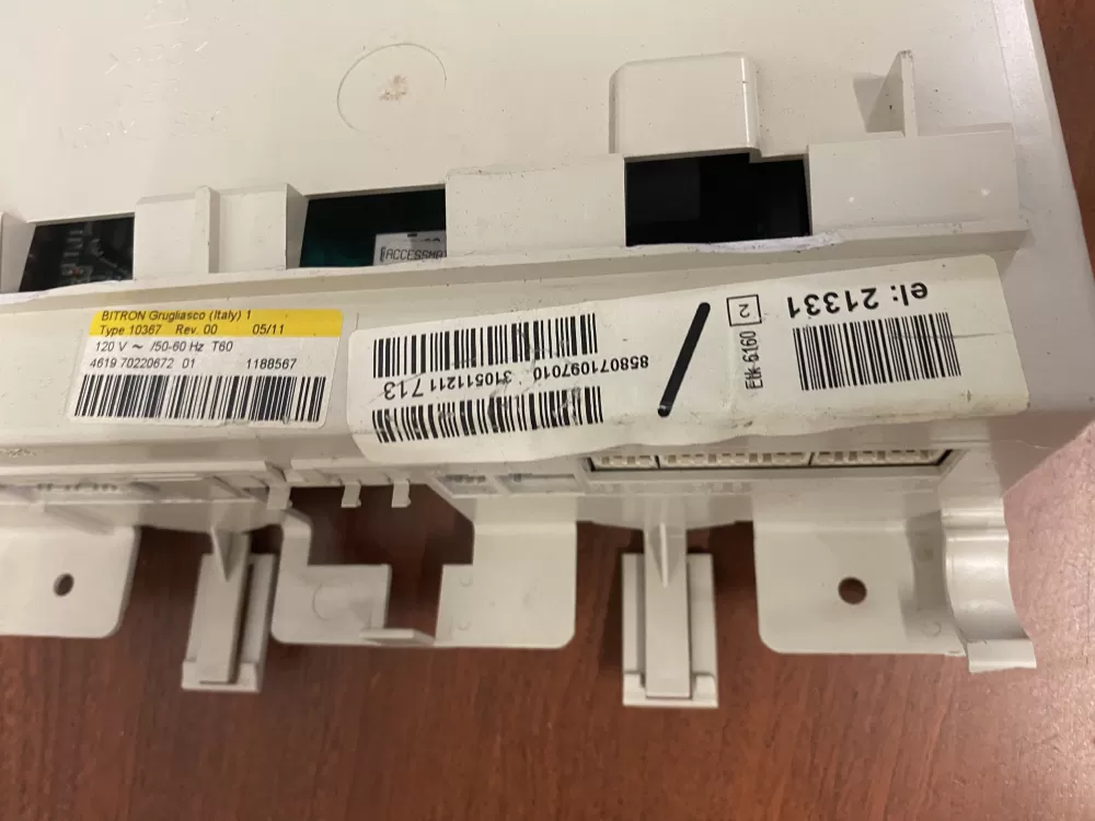 Bitron Grugliasco Washer Control Board 4619 70220672 01 AZ45378 | BKV439