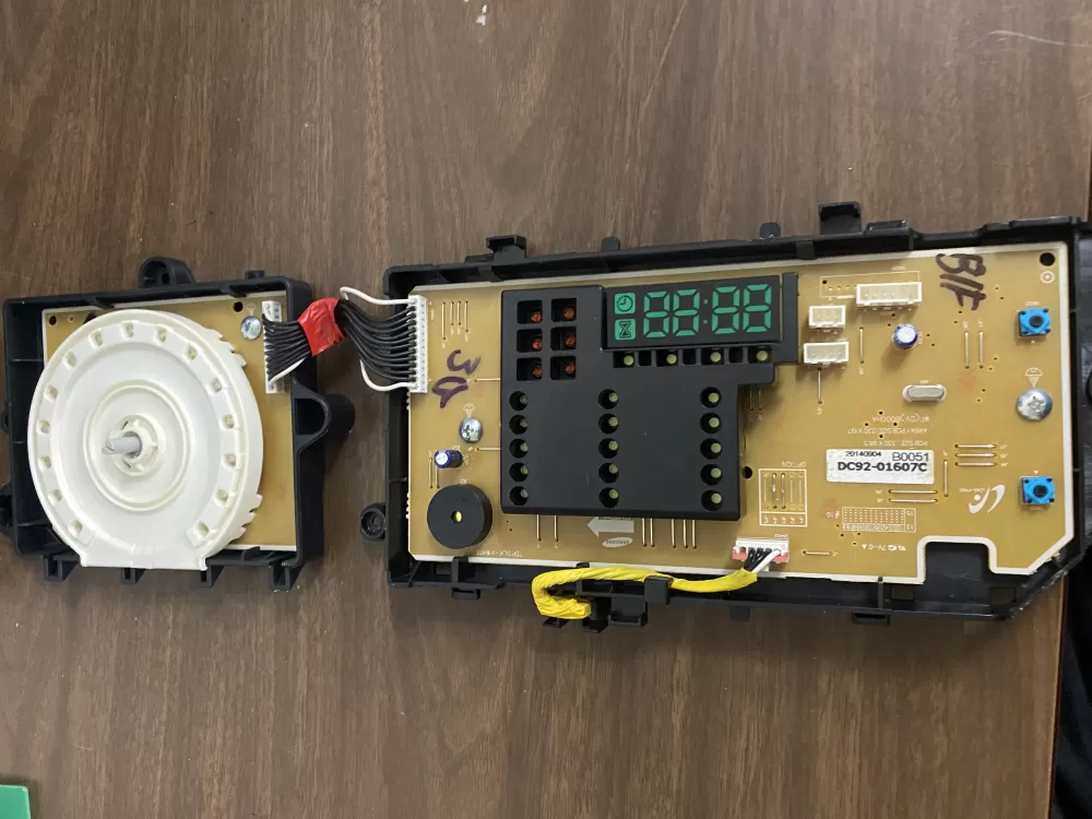 Samsung DC92 01607C Dryer Control Board User Interface AZ31626 | BK324
