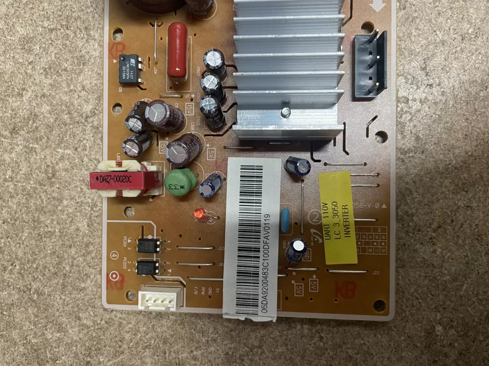 Samsung 110017 DA92 00483C Refrigerator Control Board Inverter AZ21287 | KM1534