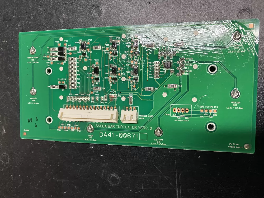 Samsung DA41-00671 Refrigerator Control Board AZ14364 | BK768
