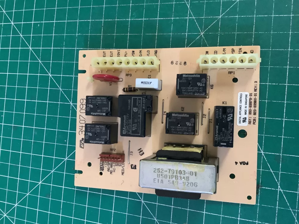  823-83980-01 electronic control board