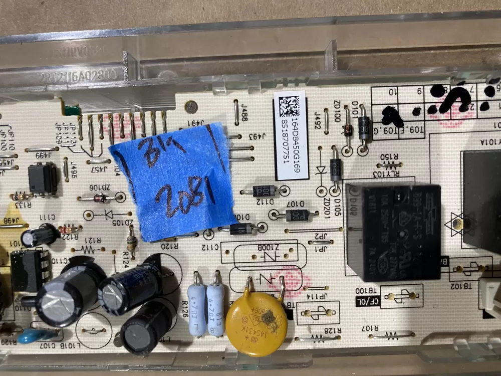 GE 164D8450G169 Range Control Board AZ63796 | BK2081
