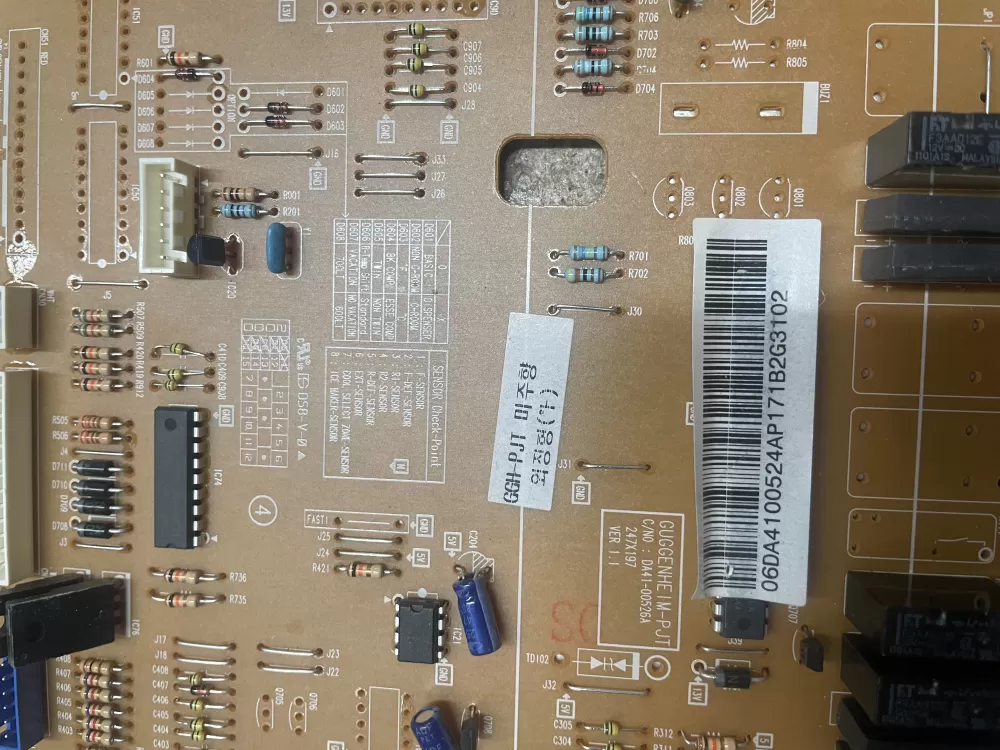 Samsung DA41-00524A DA41-00526A Refrigerator Control Board AZ20009 | KM1522