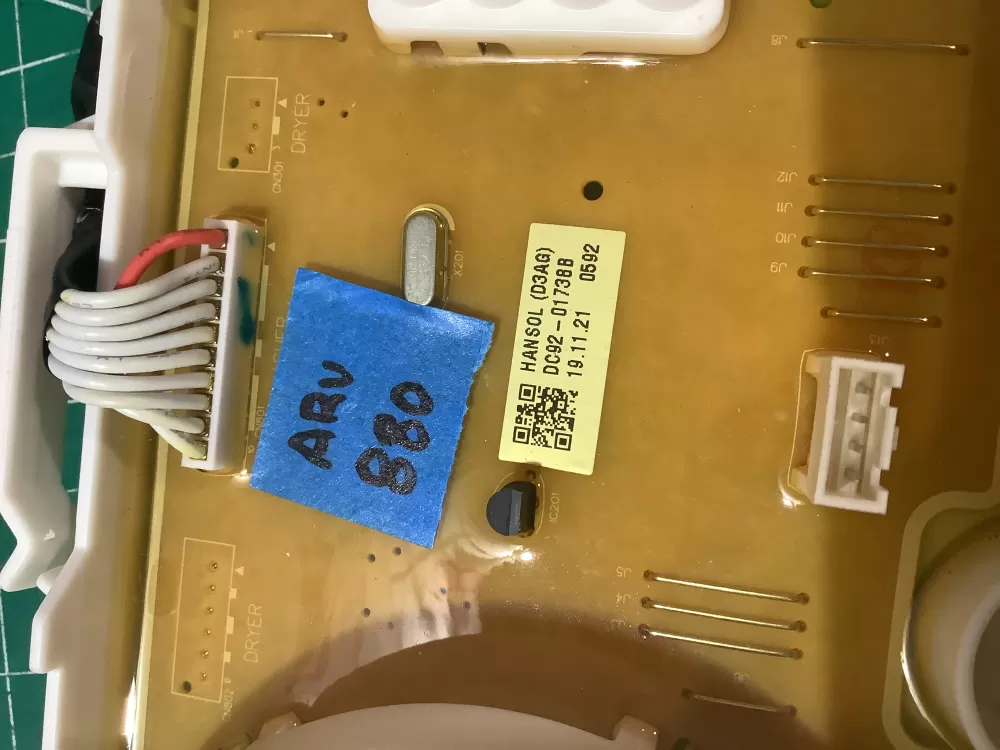 Samsung DC92 01738B DA92 02117A Washer Control Board AZ194073 | ARV880