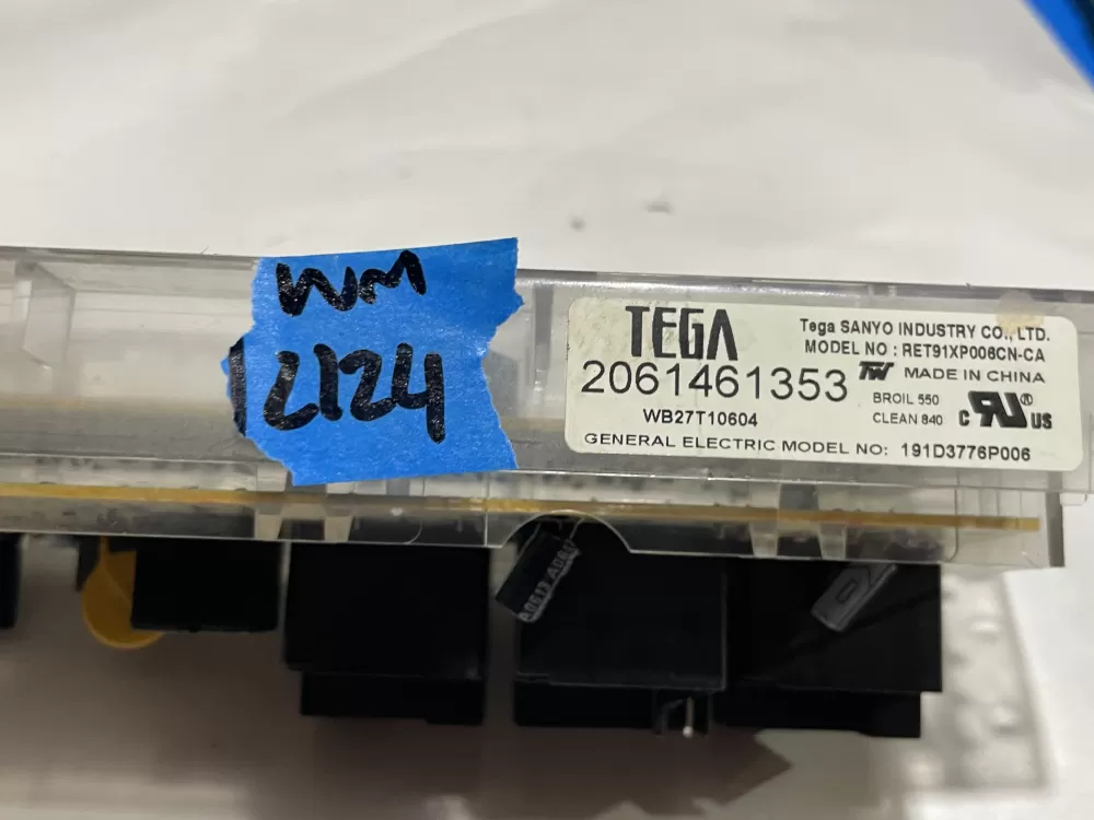 Kenmore Hotpoint GE WB27K10214 Range Control Board AZ141295 | Wm2124