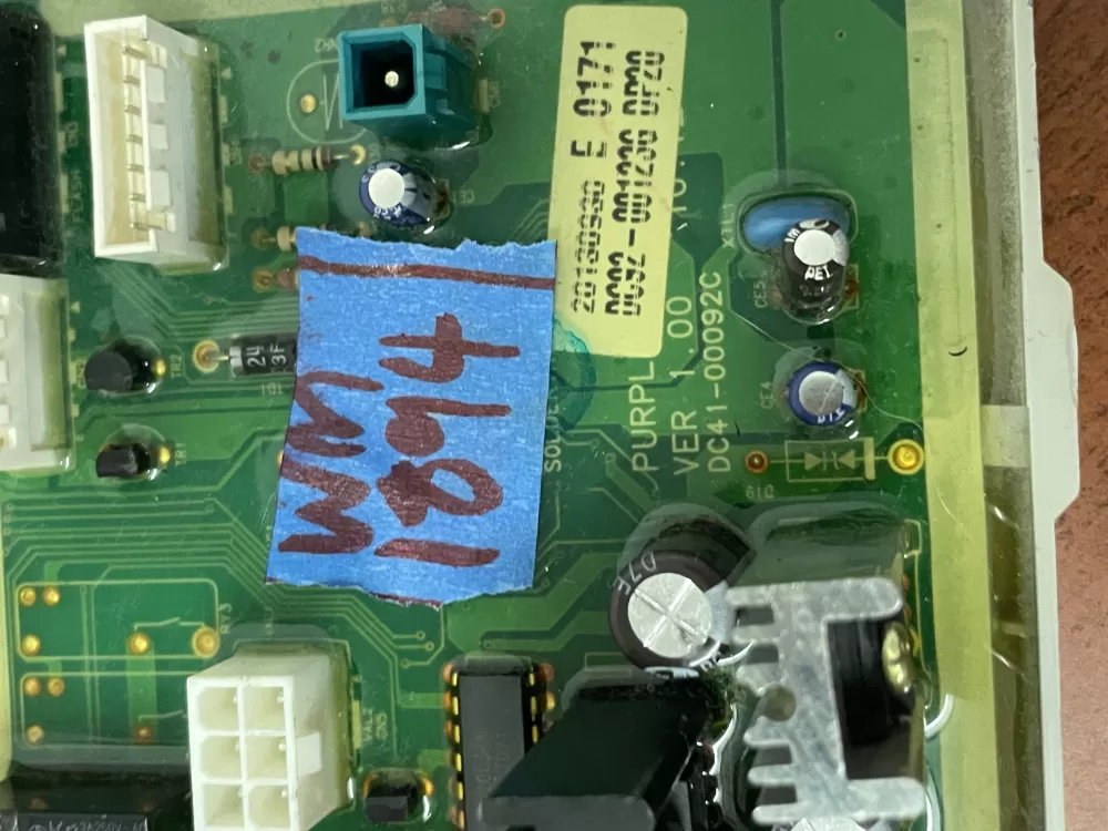 Samsung DC92-00123G Dryer Main Control Board PCB AZ52284 | Wm1894