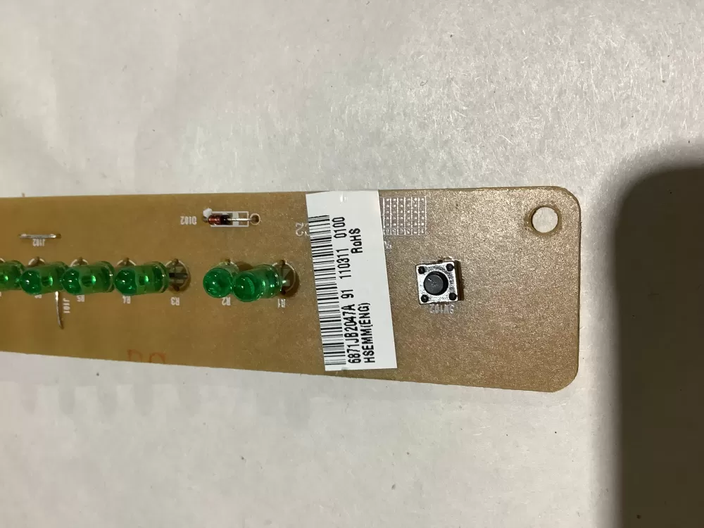 LG Kenmore 6871JB2047A Refrigerator Control Board AZ158443 | ZC190