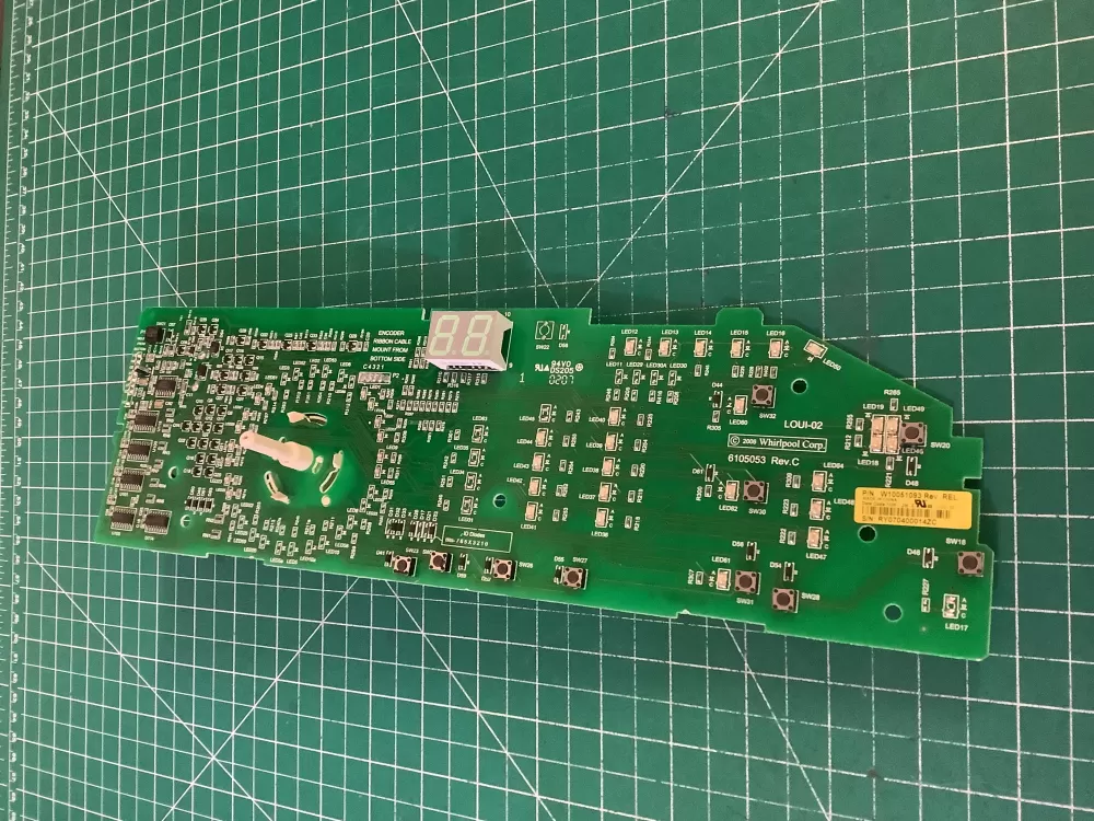 Whirlpool W10051093 Dryer Control Board AZ208715 | NR1833