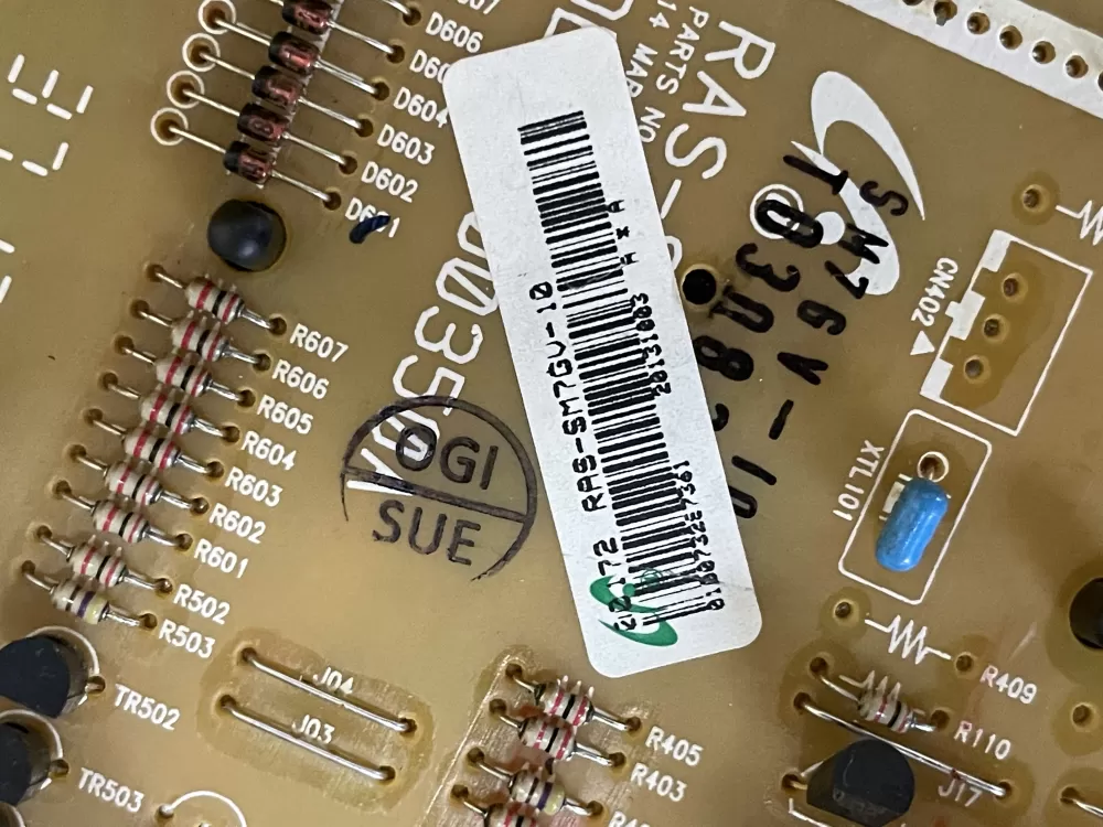 Samsung GE RAS-SM7GV-10 Microwave Control Board AZ52324 | Wm1893