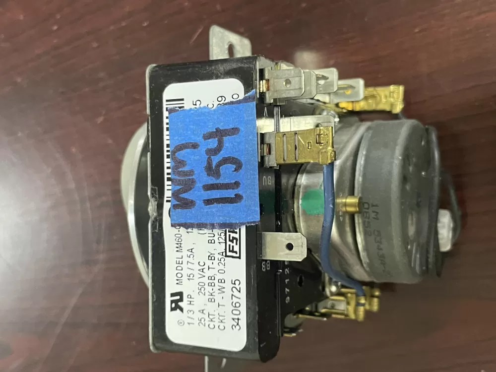 Whirlpool Maytag Amana WP3406725 3406725 AP6008573 Dryer Timer AZ86191 | Wm1154