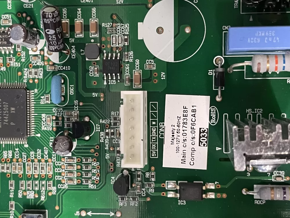 LG EBR83845033 Refrigerator Control Board AZ24315 | KMV200