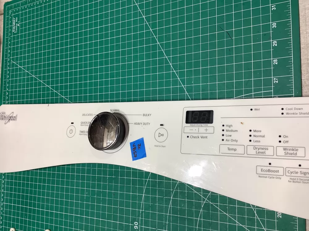 Whirlpool W10919209 W10825128 Dryer Control Board Panel AZ183265 | ZCV857
