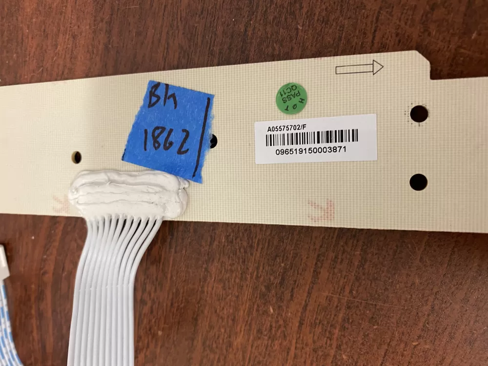Frigidaire A05575702 F User Interface Dishwasher Control Board AZ53845 | BK1862