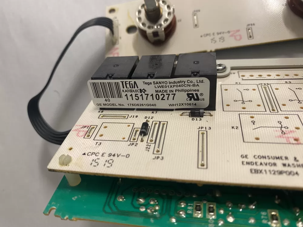 GE 175D5261G040 EBX1129P004 WH12X10614 Washer Control Board AZ208987 | BK2540