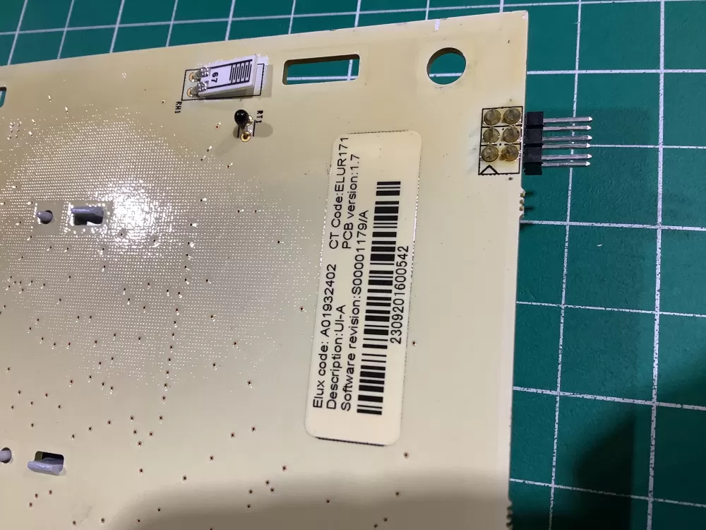 Electrolux Refrigerator A01932402/B Control Board AZ146804 | NR2458