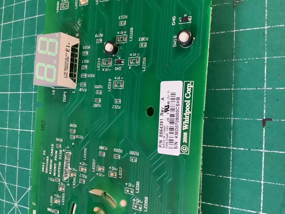 Kenmore WP8564391 Washer Control Board AZ215665 | NR299