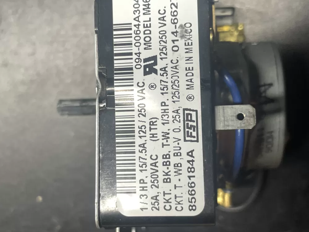 Whirlpool 8566184A 8566184 WP8566184 AP6013380 Dryer Timer AZ36431 | Wm384