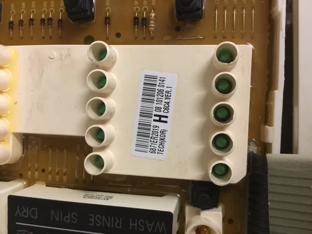 LG 6871ER2019H Washer Control Board User Interface AZ33580 | NRV368