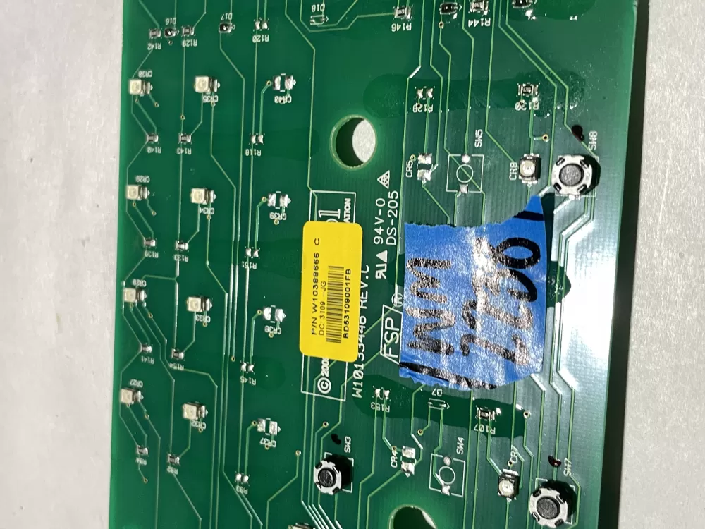 Maytag Whirlpool W10388666 Dryer Control Board AZ121907 | Wm2238