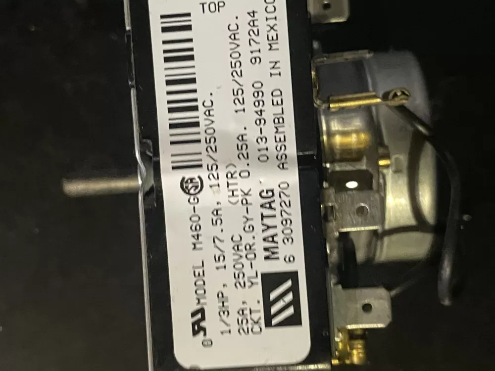 Maytag 63097270 3097270 33001730 WP33001730 Dryer Timer AZ35261 | Wm422