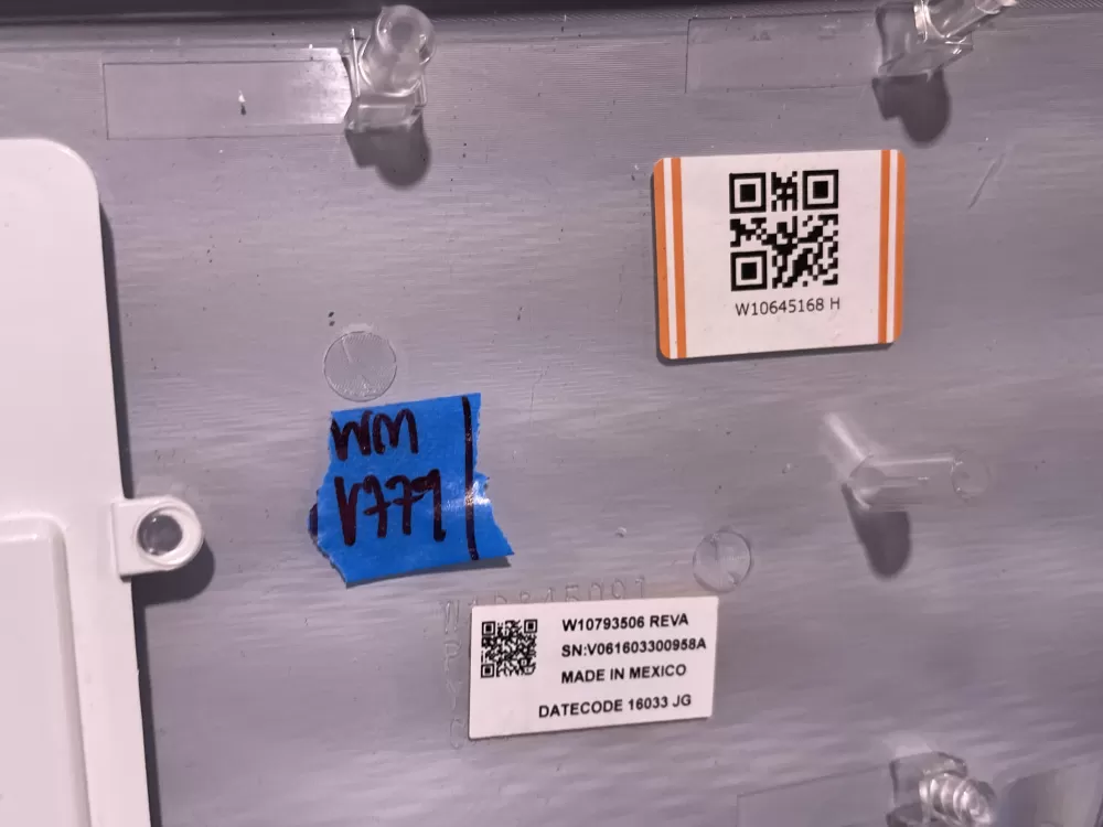 Kenmore W10793506 W10643944 Dryer Control Board Panel Console AZ151002 | Wmv779