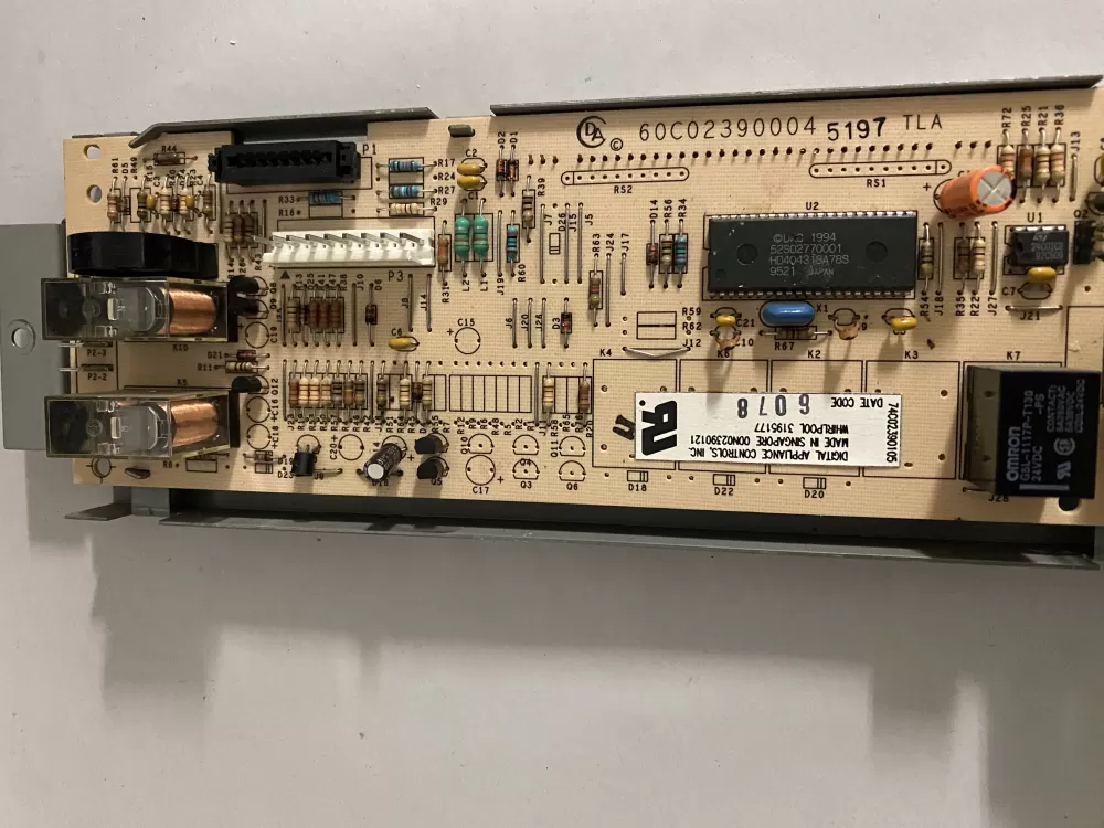 Whirlpool Dishwasher Control Board 3195177 AZ197597 | BKV896