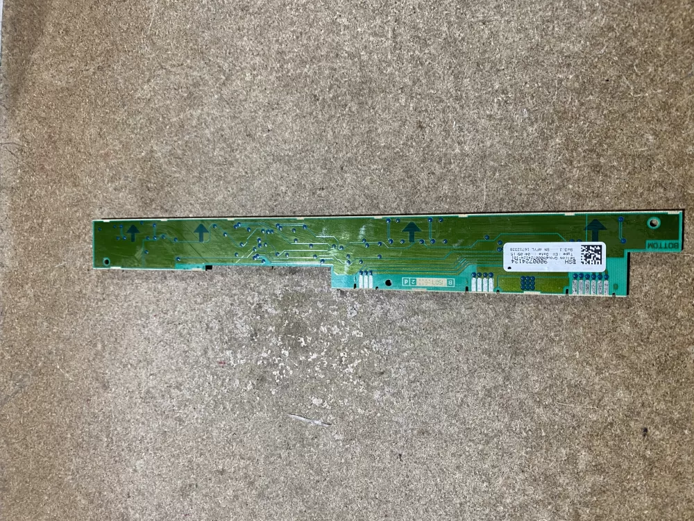 Bosch Dishwasher Control Panel - Part# 9000724124 AZ76360 | BK1866