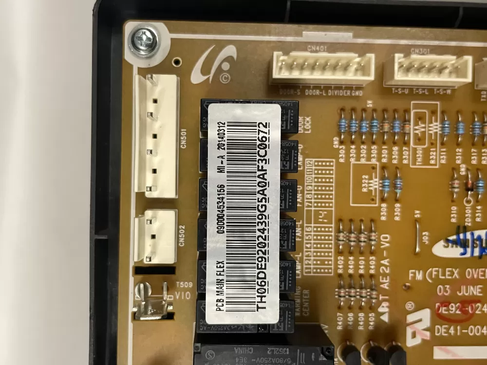 Samsung DE92 02439A 02439D PS5576806 Range Relay Control Board AZ225280 | Wm1071