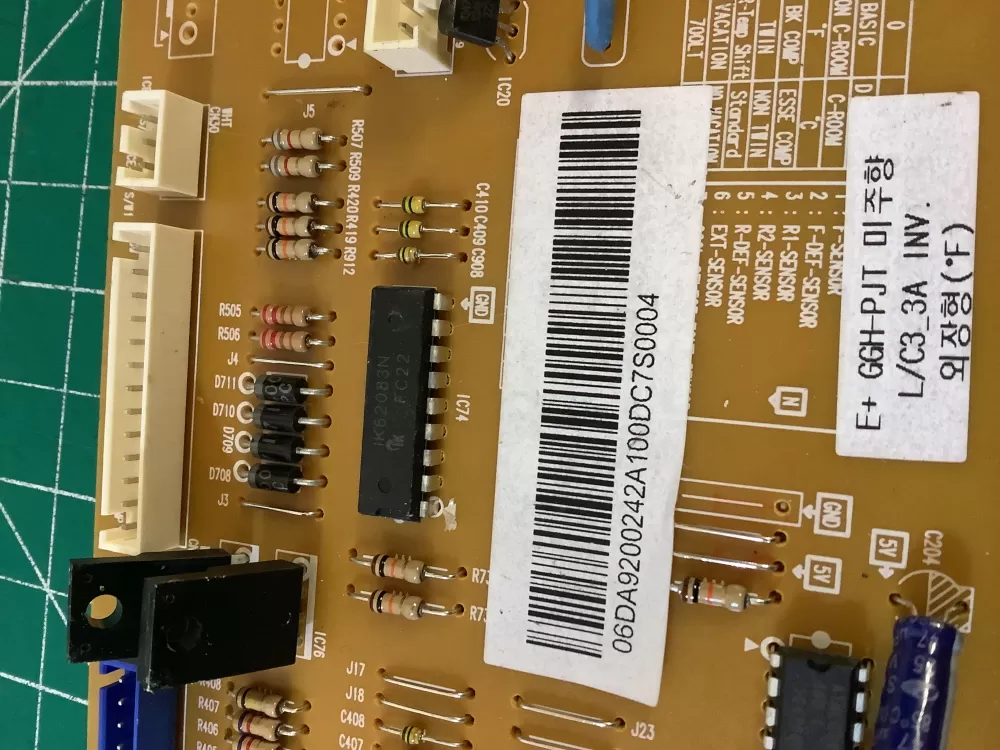 Samsung DA41-00524A DA41-00526A Refrigerator Control Board