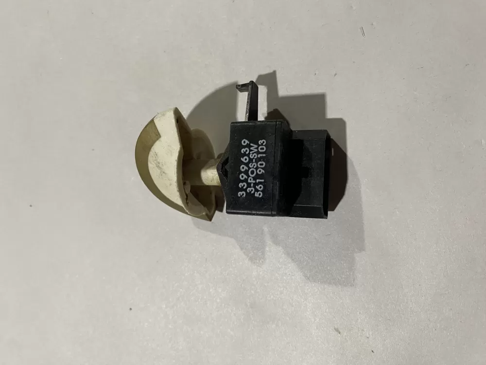 Whirlpool  Maytag  KitchenAid  Kenmore AP6008373 3396013 3399639 WP3399639 PS11741508 Dryer Start Switch