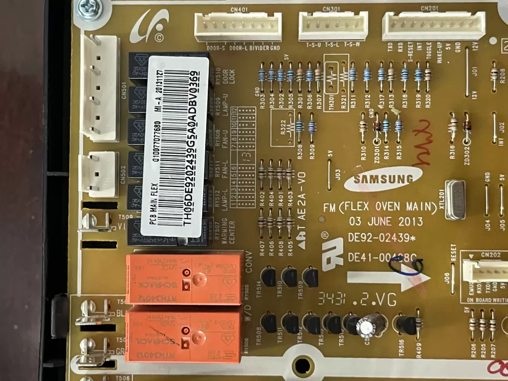 Samsung DE92 02439G Range Oven Control Board Relay AZ35213 | KM301
