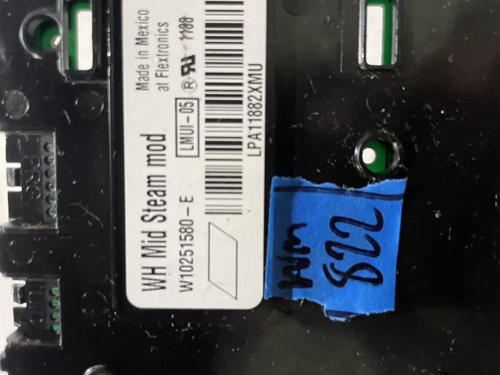 Whirlpool W10251580 Dryer Control Board Assembly AZ191375 | Wm822
