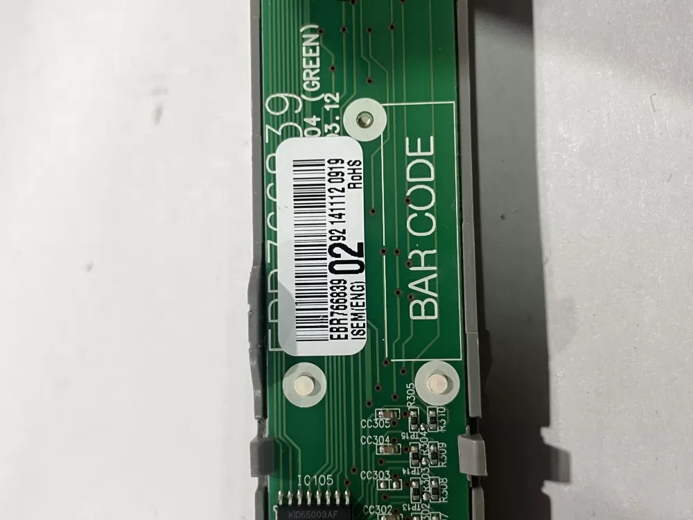 LG EBR76683902 Refrigerator Control Board AZ176265 | Wm433