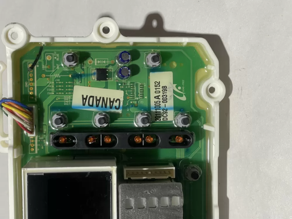 Samsung DC92-00319B Washer User Interface Control Board AZ145958 | KMV697