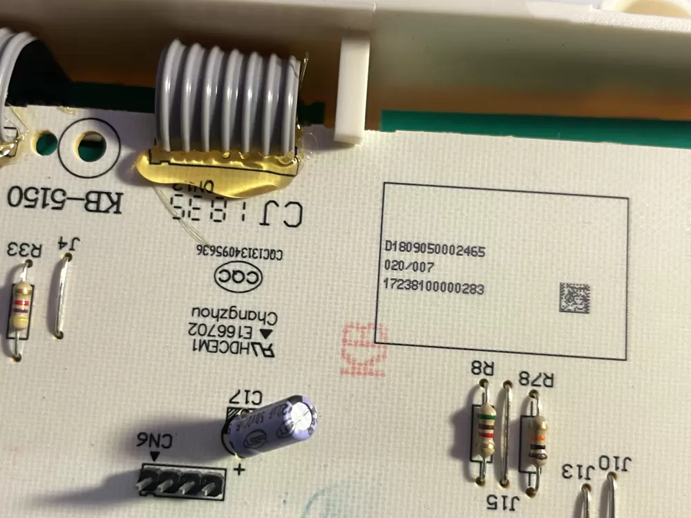 GE WH12X27293 17238100000283 Washer Control Board AZ196880 | Wmv887